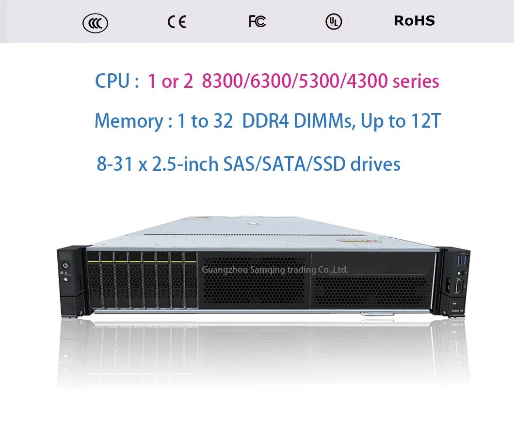 Xfusion 2288h V6 2u Rack Server Intel 1-2CPU Server